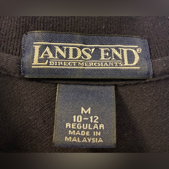 Land’s End Vintage Navy Blue Polo Shirt Dress - Picture 4 of 11